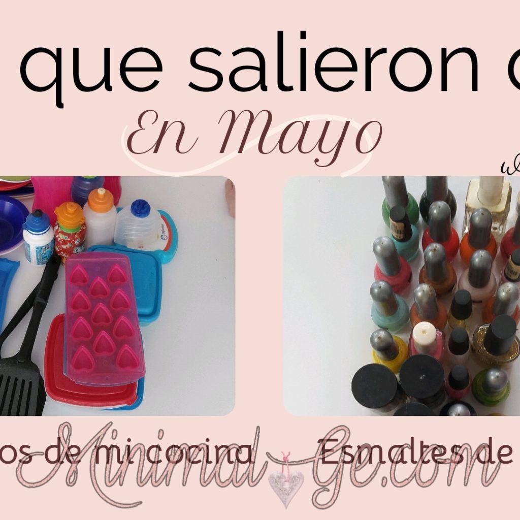 Esmaltes de uñas y plásticos de la cocina