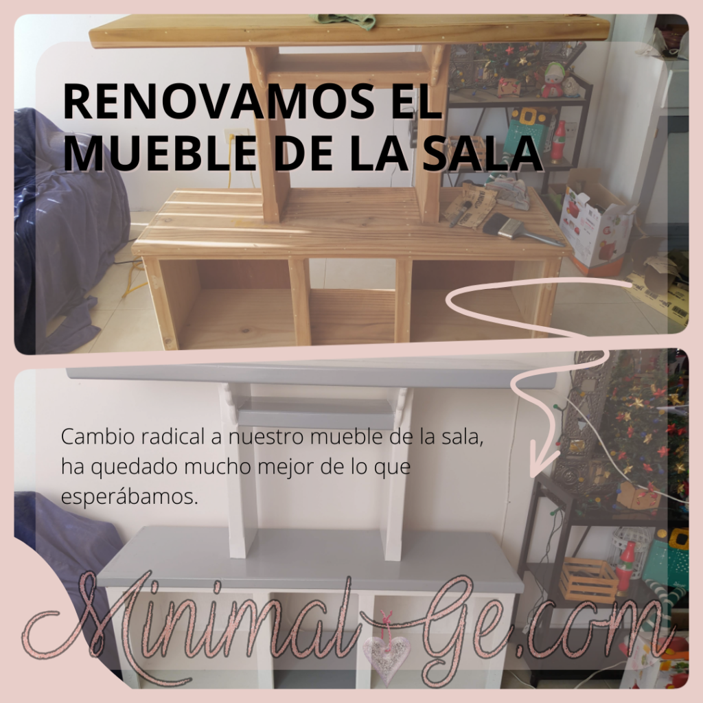 Renovamos el mueble de la sala