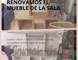 Renovamos el mueble de la sala