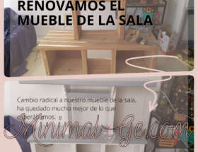 Renovamos el mueble de la sala