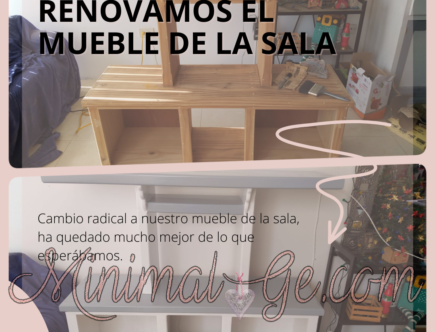 Renovamos el mueble de la sala