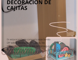 Decoración de cajitas